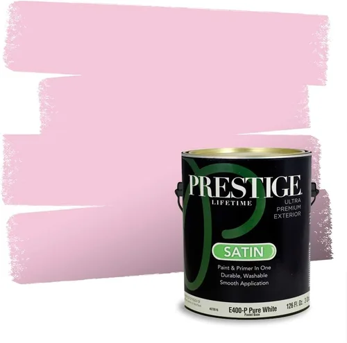 Vista 567 de Prestige Paints Pintura exterior e imprimación en uno, 1 galón, plano, coincidencia comparable de Valspar* Amber Rose*
