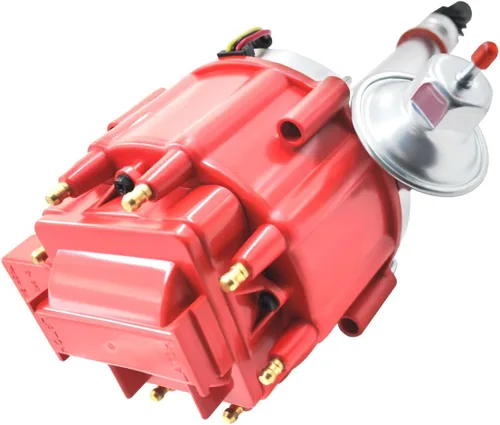 Vista 7 de MAS Ignition Distributor w/Cap & Rotor GM08 Compatible with Chevy GM SBC 262 267 305 307 327 350 400 small blocks 402 454 big blocks BBC V8 65k Coil