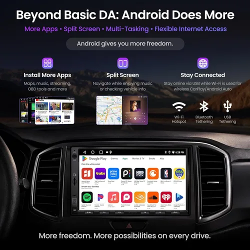 Vista 3 de ATOTO A5L 7 pulgadas Android Doble DIN Estéreo del coche, inalámbrico
