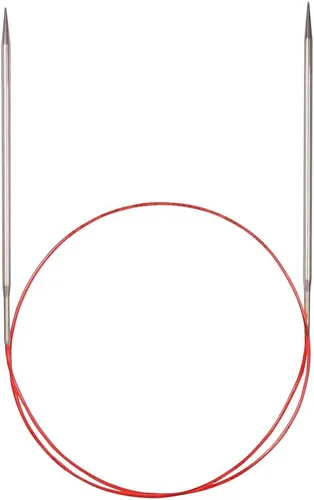 Vista 10 de addi Aguja de tejer Turbo Circular Skacel Blue Cord 24 pulgadas (23.6 in) Tamaño US 02 (0.118 in)