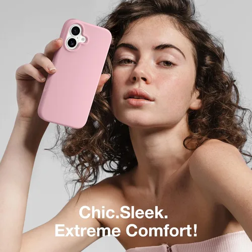 Vista 1363 de GONEZ Funda magnética para iPhone 14, compatible con Magsafe, con protector de pantalla + protector de cámara, forro de microfibra antiarañazos