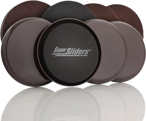 Vista 15 de SuperSliders 4763395N Deslizadores de muebles reutilizables para alfombras, mueve fácilmente y rápido cualquier artículo