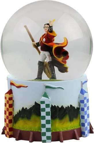 Vista 2 de Enesco Bola de agua Quidditch The Wizarding World of Harry Potter, 6.89 pulgadas, multicolor