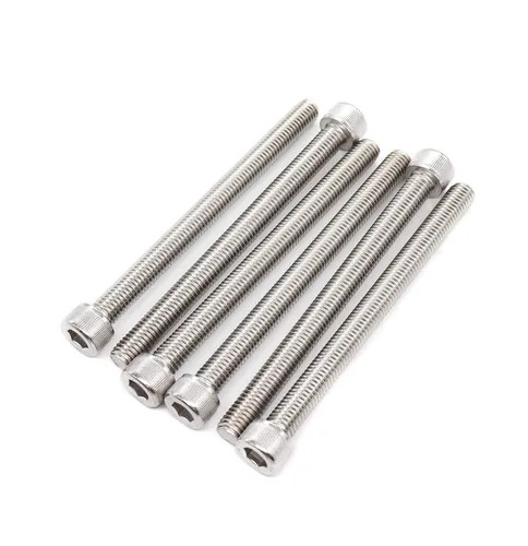binifiMux 6 unids M10 x 4.724 in Tornillos de casquillo de zócalo Tornillos 304 Acero Inoxidable DIN912