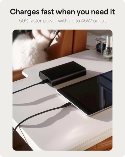 Vista 8 de Mophie Powerstation Fast batería externa de 5,000 mAh Rápida y portátil 20W, para un solo dispositivo