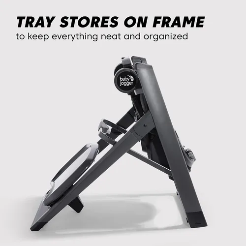 Vista 3 de Baby Jogger City Bistro - Silla alta, color grafito