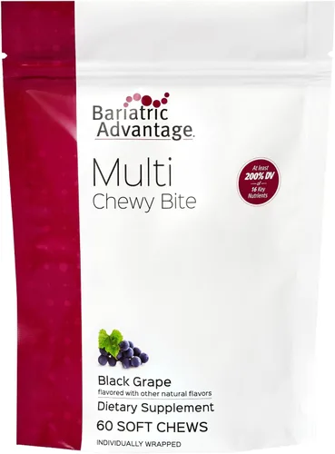 Vista 10 de Bariatric Advantage Multi Chewy Bite - Multivitamínico suave para masticar para pacientes de cirugía bariátrica - Multivitamínico masticable