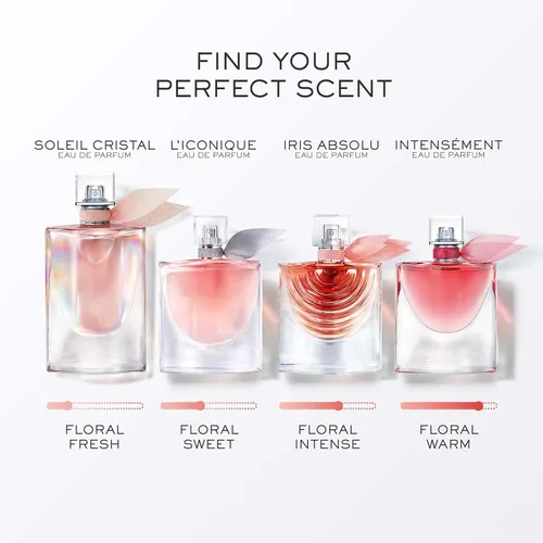 Vista 8 de Lancôme La Vie Est Belle Iris Absolu Eau De Parfum - Perfume cálido y picante para mujer - Con notas de iris, jazmín e higo - Fragancia de larga