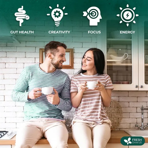 Vista 571 de FreshDrinkUS, 135 bolsas de té de jengibre y cúrcuma premium, ingredientes 100% naturales, mezcla hecha a mano de té de hierbas de cúrcuma