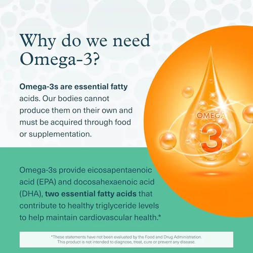 Vista 4 de Youtheory Omega Ocean-Friendly - Suplemento de algas Omega 3 con EPA y DHA - Apoya la salud cerebral y ocular* - A base de plantas - para dietas