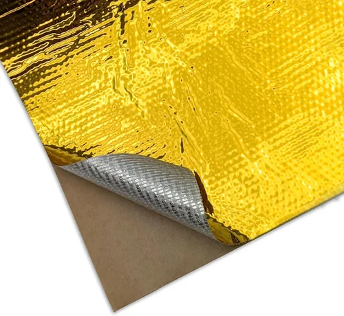 Vista 10 de Design Engineering 10397, Inc. Reflect-A-Gold - Cinta/Envoltura Aislante Reflectante con Respaldo Adhesivo de Alta Temperatura de 2" x 30 pies.