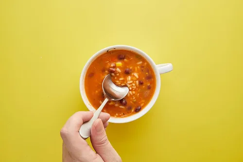 Vista 2 de Knork Lite Bouillon - Cuchara de sopa especializada, juego de 4 piezas, mate