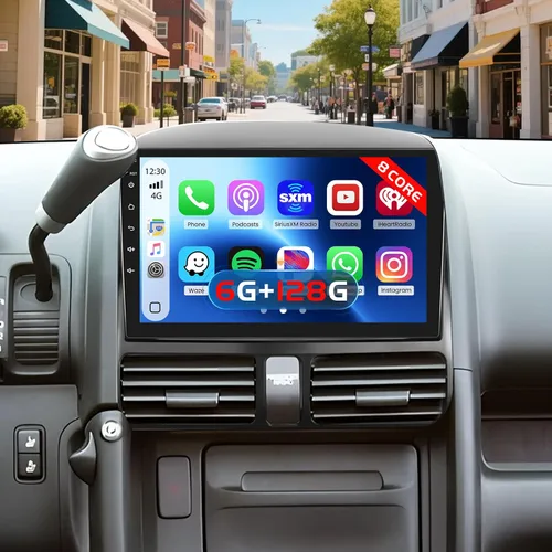 Vista 8 de Hikity 2+64G para Honda CRV 2002-2006 Android Car Stereo, radio con pantalla táctil de 9 pulgadas con Carplay inalámbrico, Android Auto, WiFi