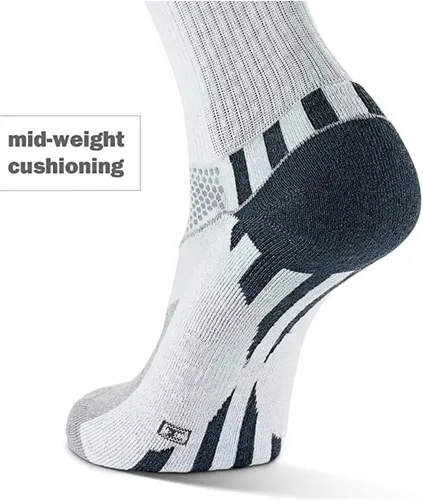 Vista 6 de Balega Enduro Arch Support Performance Crew Athletic Running Socks for Men and Women (1 Pair)