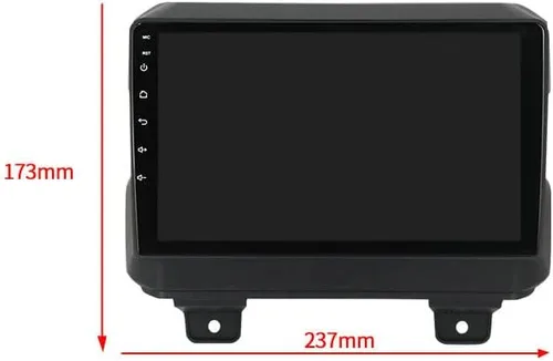 Vista 3 de 8-Core 2+32GB IPS pantalla táctil estéreo del coche para Jeep Wrangler JL 2018-2019 Bluetooth Radio de coche incorporado Car-Play Android Auto