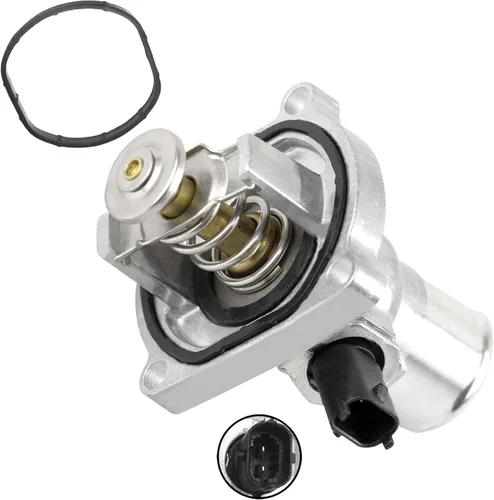 Vista 2 de BOXI 96984104 Conjunto de carcasa de termostato con junta para Chevy Aveo Aveo 5/2011-2016 para Chevy Cruze/2013-2018 para Chevy Sonic/para Pontiac