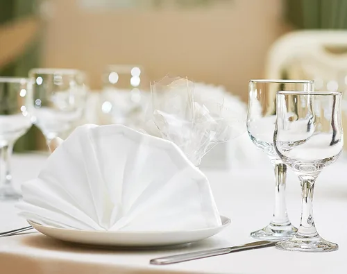 Vista 5 de Utopia Home Paquete de 24 servilletas de tela de 20 x 20 pulgadas, servilletas de cena 100% poliéster con bordes dobladillos, servilletas lavables