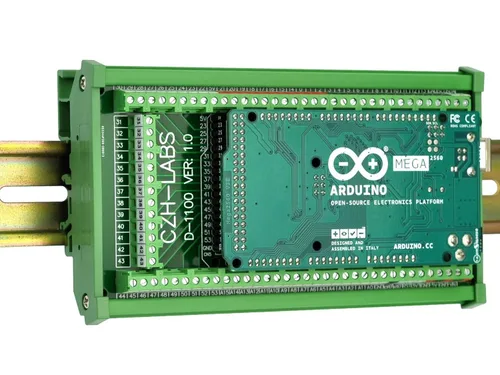 Vista 10 de Electronics-Salon módulo adaptador de terminal de tornillos en bloque, para montaje en riel DIN, para Arduino MEGA-2560 R3.