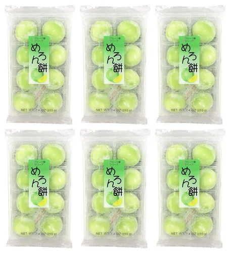 Frutas Mochi Daifuku Melón 7.4oz/210g (paquete de 6)