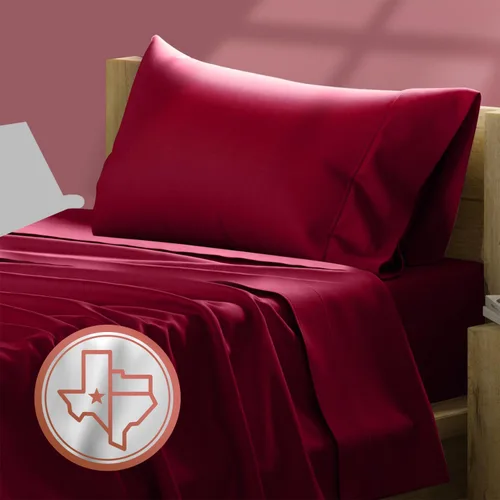 Vista 47 de TEXAS LINEN CO. - Juego de sábanas de tamaño Twin de 100% algodón egipcio, pack de 2 - Sábanas de lujo de 600 hilos de algodón egipcio tamaño Twin