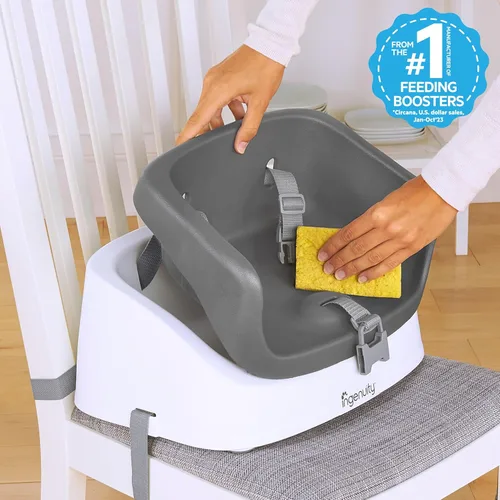 Vista 12 de Asiento elevador Ingenuity SmartClean para silla de cocina – Ligero para llevarlo a todas partes, fácil de limpiar, correa de arnés de 3 puntos