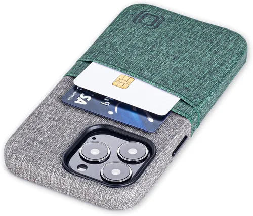 Vista 21 de Dockem Funda tipo cartera para iPhone 13 con placa metálica integrada para montaje magnético y 2 bolsillos para tarjetas de crédito: Luxe M2, piel