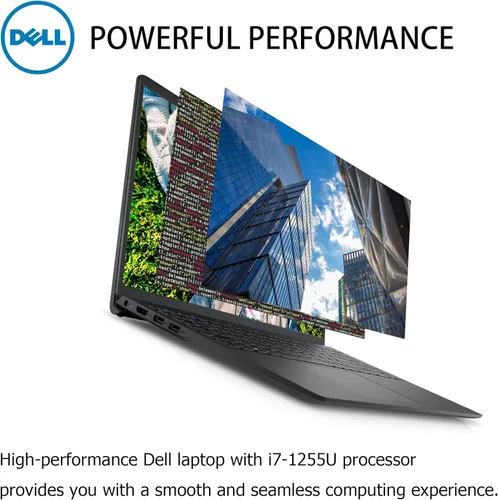 Vista 3 de Dell Inspiron - Laptop empresarial FHD de 15.6 pulgadas, Intel Core i7-1255U, 32 GB de RAM, SSD de 1 TB, Windows 11 Pro, teclado retroiluminado