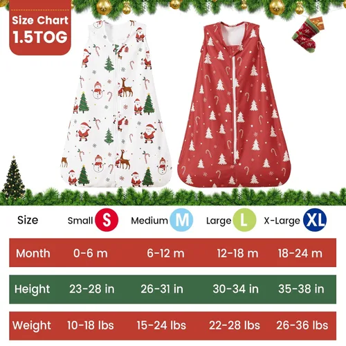 Vista 5 de david's kids Saco de dormir de micro forro polar para bebé de 0 a 6 meses, mantas suaves y cálidas con cremallera de 2 vías, paquete de 2 cómodos