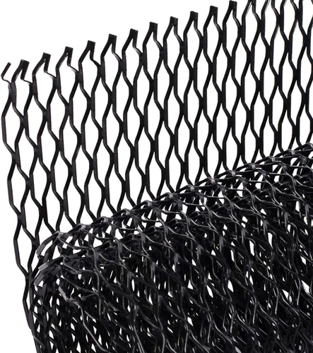 Vista 16 de AggAuto Malla universal para parrilla de coche de 40"x13" - 100x33cm de acero inoxidable recubierto de PVC, inserto de pantalla de rejilla