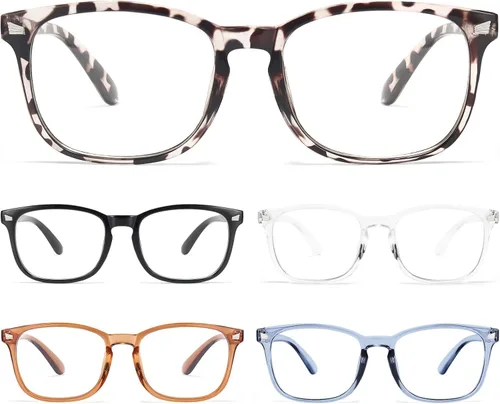 BLS BLUES Reading Glasses for Women for Home, Office & Driving - HD Clear Readers with Blue Light Blocking Protection