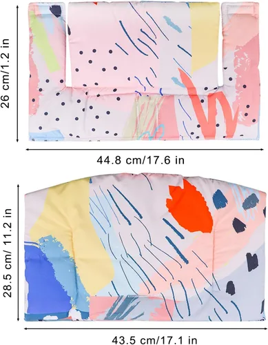 Vista 7 de Cojín para Silla Alta, Suave y Cómodo para Cojín de Silla Alta Tripp Trapp, el Conjunto de Cojines para Tripp Trapp lo Hace Más Seguro y Más Cómodo
