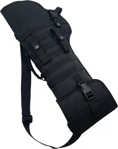 Vista 3 de Silfrae Escopeta táctica vaina táctica rifle táctico vaina escopeta bolsa de hombro