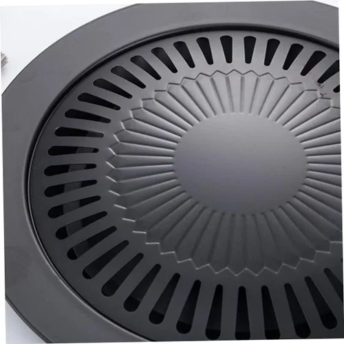 Vista 6 de Parrilla de barbacoa Placa de estufa estilo coreano Sartenes de barbacoa antiadherentes para interiores