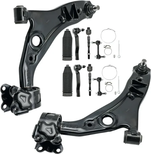 Vista 40 de PHILTOP Kit de suspensión ajustable de elevación de 1-6 pulgadas, 4 piezas de brazos de control superiores e inferiores delanteros compatibles