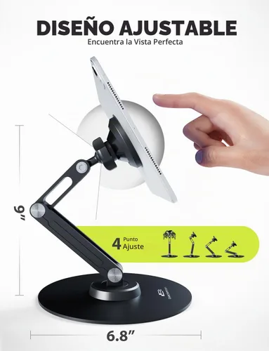 Vista 3 de Bracketron MagAlign PRO Soporte magnético para iPad, MagSafe, giratorio