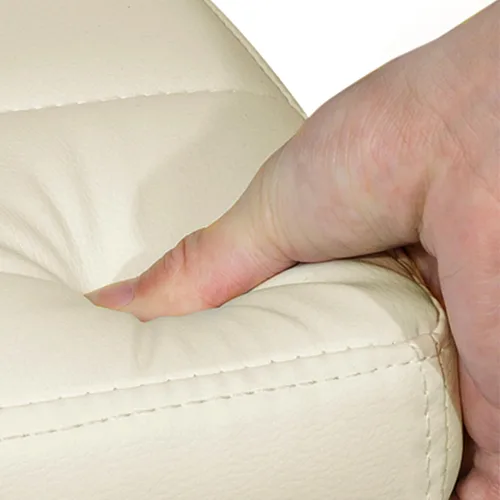 Vista 9 de Yaheetech - Juego de 2 taburetes de bar, taburetes giratorios ajustables de piel sintética, sillas de bar de altura de mostrador hidráulicas