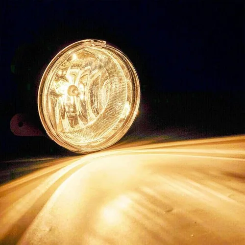 Vista 3 de YLT AUTO Juego de luces antiniebla para parachoques delantero de 4 pulgadas, lente transparente con par de bombillas halógenas para J-eep Wrangler