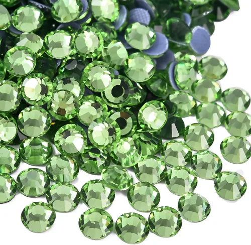 Vista 147 de Hot Fix - Diamantes de imitación de cristal con parte trasera plana, gemas de diamante de 0.189 in (20 ss, 1440 unidades, rojo)