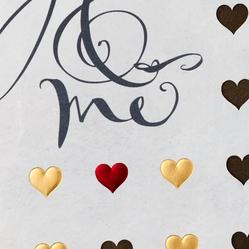Vista 4 de Hallmark - Tarjeta romántica del Día de San Valentín (Tú y yo) para aniversario, amor, cumpleaños romántico, día más dulce