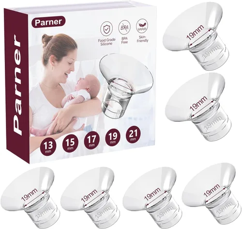 Vista 9 de Insertos de brida de 0.512 in para Momcozy S9/S9pro/S10/S12/S12pro/Medela/Tsrete/Spectra/Bellabababy, etc. Extractor de leche portátil de 0.945 in