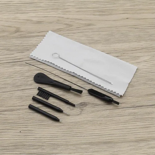 Vista 7 de ECSiNG Juego de 7 audífonos Kit de limpieza de audífonos portátiles Herramientas de limpieza para auriculares Amplificador de auriculares Kit
