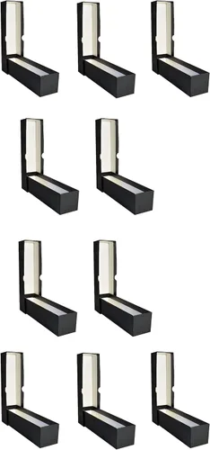 Vista 10 de Caja de triple fila de servicio regular de 10" para soportes de monedas de 1.5