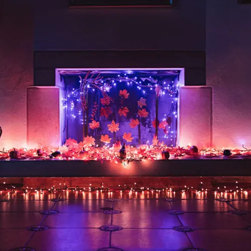 Vista 6 de Twinkly Cadena de luces de Navidad controlada por aplicación, decoración de iluminación inteligente para el hogar para uso en interiores