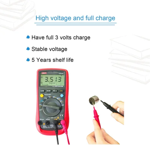 Vista 5 de SURPOWER CR1/3N 3V Batería de litio, paquete de 10 unidades 【5 años de garantía】
