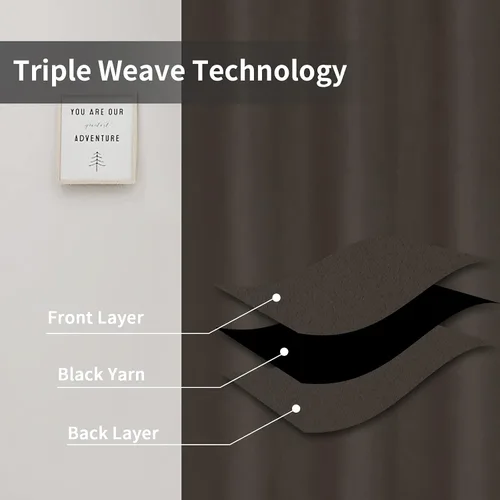 Vista 154 de Easy-Going - Cortinas opacas para dormitorio, aislamiento térmico sólido con ojales, cortinas de ventana para reducción de ruido, cortinas