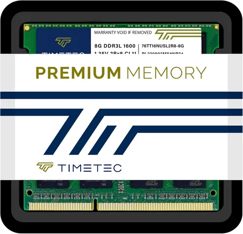 Vista 5 de Timetec Kit de 16 GB (2 x 8 GB) compatible con Synology NAS DiskStationRackStation DDR3DDR3L 1600MHz PC3L-12800 1.35V no ECC sin búfer SODIMM RAM