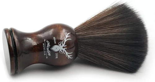 Vista 8 de Limpiador de discos de vinilo pequeño con mango de madera, cepillo para discos de vinilo para accesorios de limpieza antiestáticos (ciervo marrón)