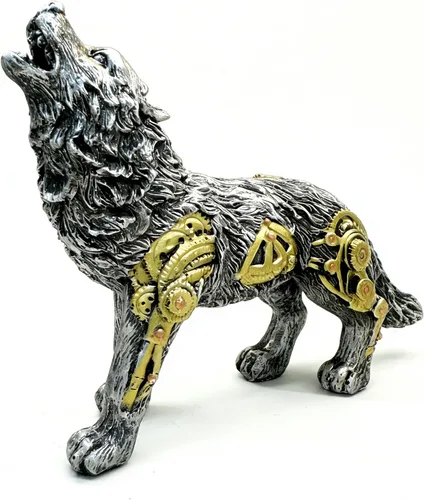 Vista 8 de Cyberpunk - Mano mecánica Silverhand, soporte para control de juegos, estilo punk, steampunk, moderno, decoración del hogar, decoración de sala