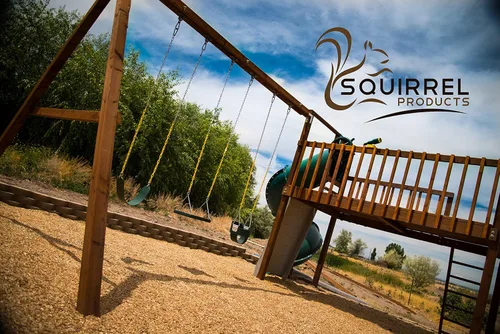 Vista 7 de Squirrel Products Columpio de disco, para colgar de árbol, con cuerda para jugar al aire libre