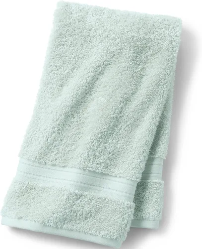 Vista 32 de Lands' End - Toalla de baño (hoja de baño, Supima, color blanco)